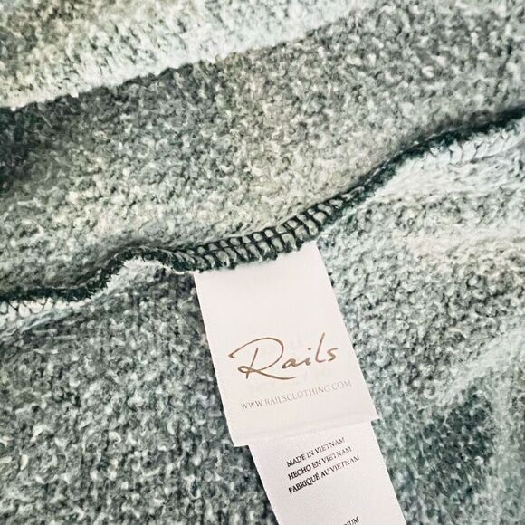 RAILS Alice Cotton Blend Sweatshirt, Organic Cotton‎ Forest Green, Medium, NWT - Picture 15 of 15